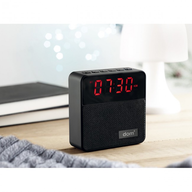 Promotional Fabric clock-alarm speaker - Image 10