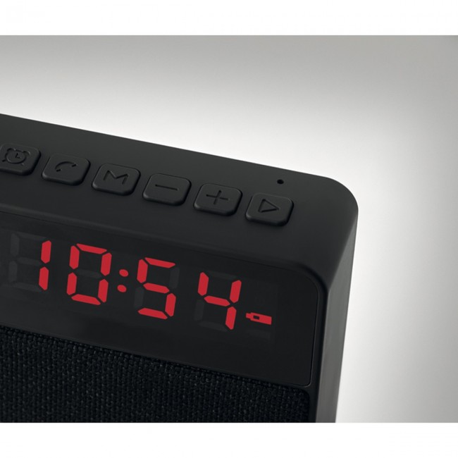 Promotional Fabric clock-alarm speaker - Image 5