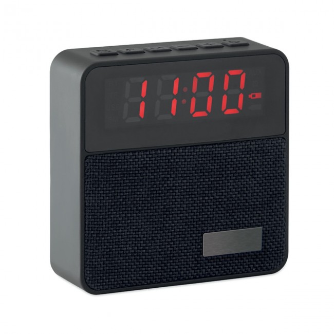 Promotional Fabric clock-alarm speaker - Image 2