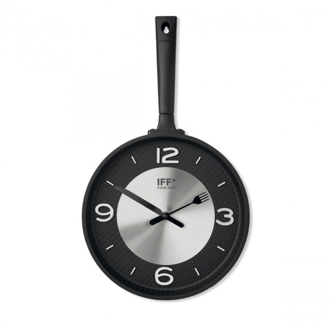 Promotional Wall clock in pan shape - Image 2