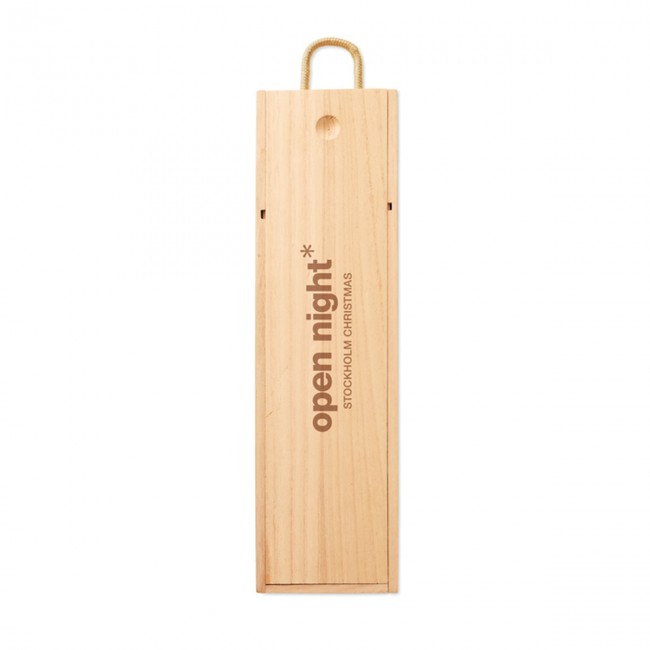 Promotional Wooden Wine Box - Image 3