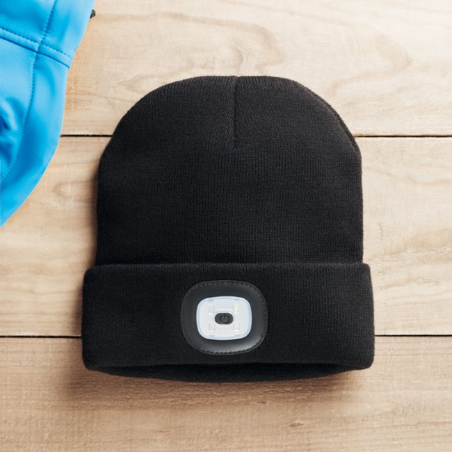 Promotional Beanie with COB light - Image 11