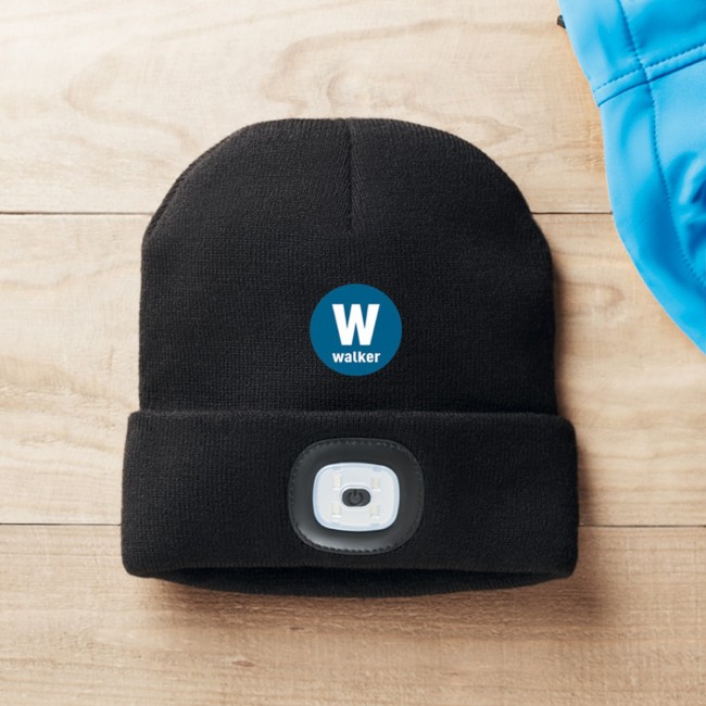 Promotional Beanie with COB light - Image 10