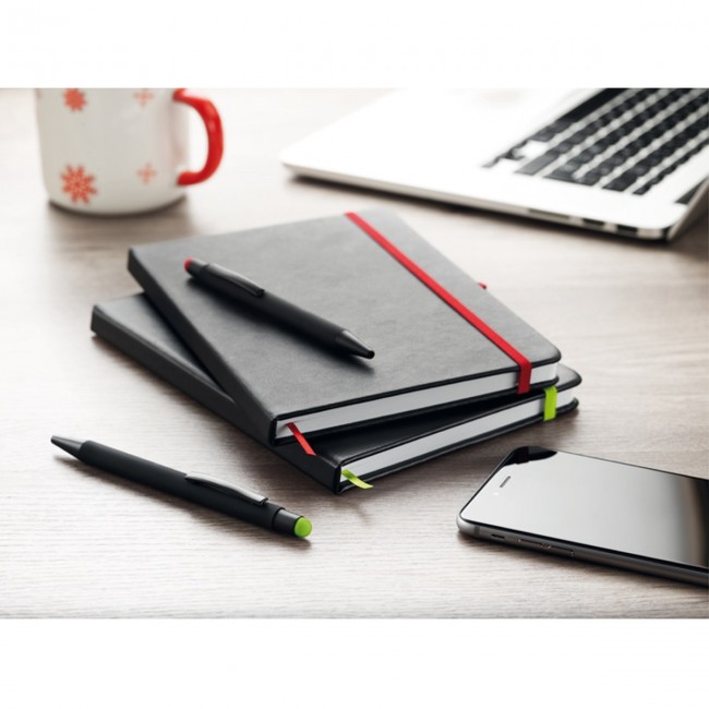 Promotional Laser PU cover notebook - Image 9