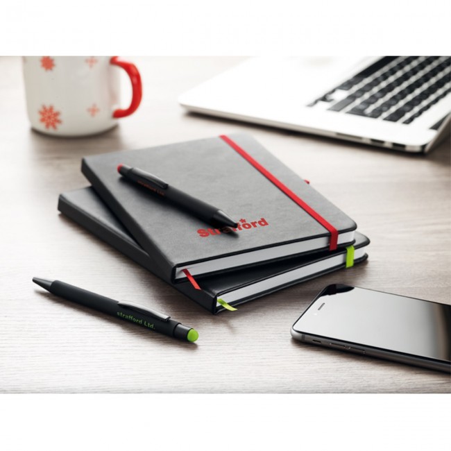 Promotional Laser PU cover notebook - Image 8