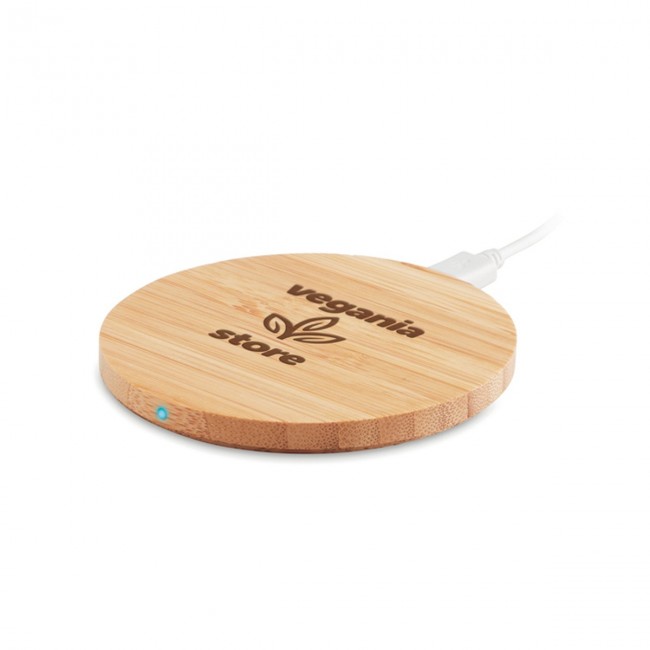 Promotional Wireless Charger Bamboo 5W - Image 7