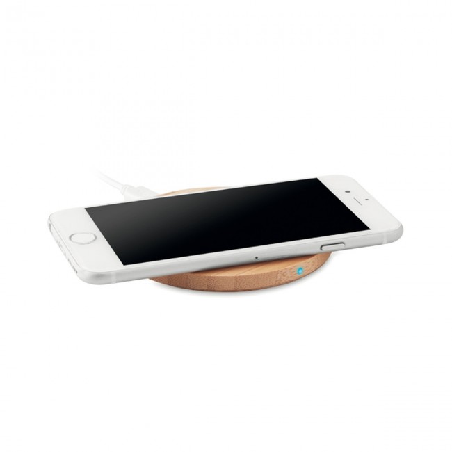 Promotional Wireless Charger Bamboo 5W - Image 8