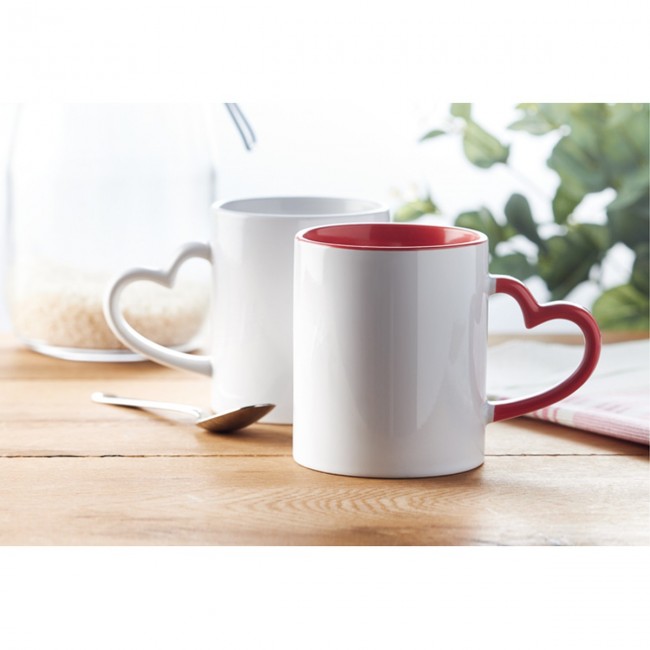 Promotional Ceramic sublimation mug 300ml - Image 3