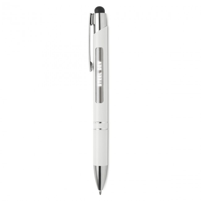 Promotional Aluminium stylus pen w/ light - Image 3