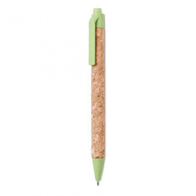 Promotional Cork/ Wheat Straw/ABS Ballpen - Image 5