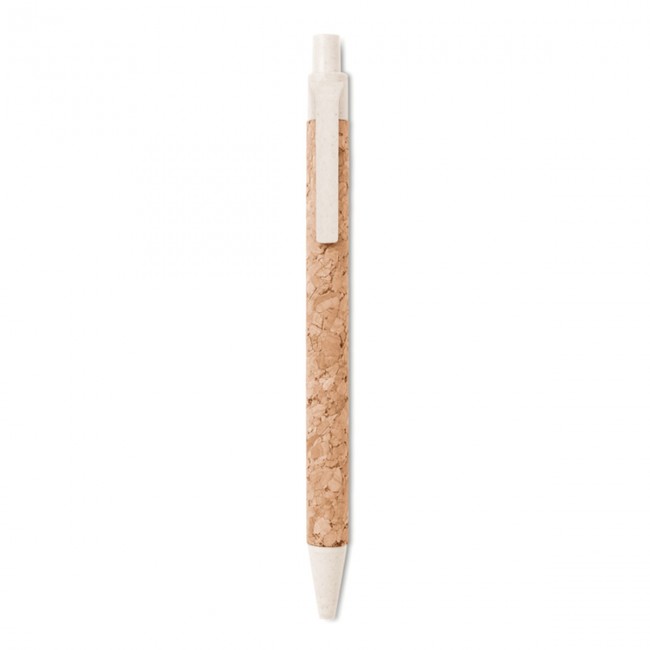 Promotional Cork/ Wheat Straw/ABS Ballpen - Image 2