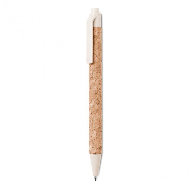 Promotional Cork/ Wheat Straw/ABS Ballpen - Image 1