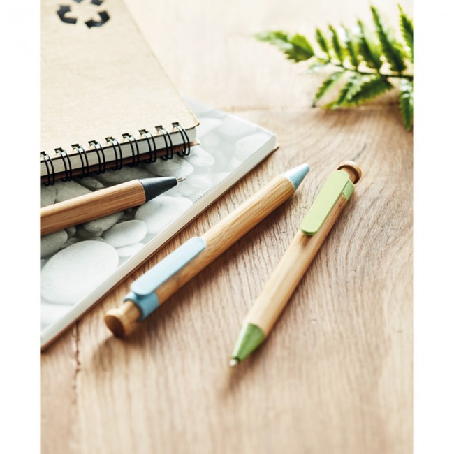 Promotional Bamboo/Wheat-Straw ABS Ballpen - Image 9