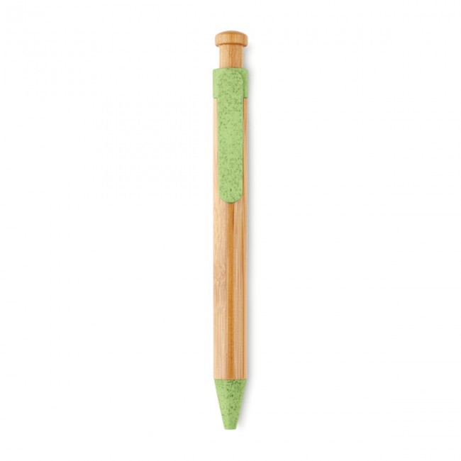 Promotional Bamboo/Wheat-Straw ABS Ballpen - Image 4