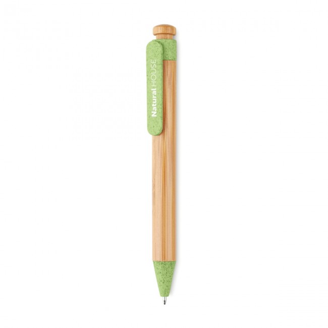 Promotional Bamboo/Wheat-Straw ABS Ballpen - Image 2