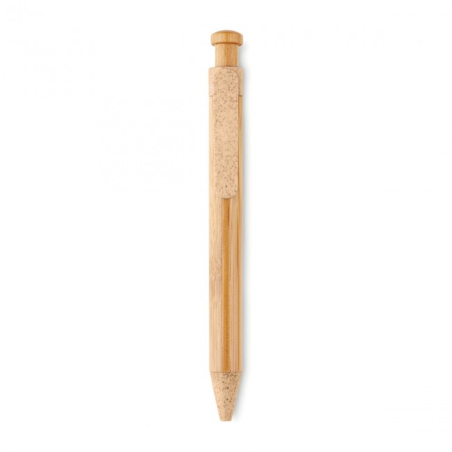 Promotional Bamboo/Wheat-Straw ABS Ballpen - Image 1