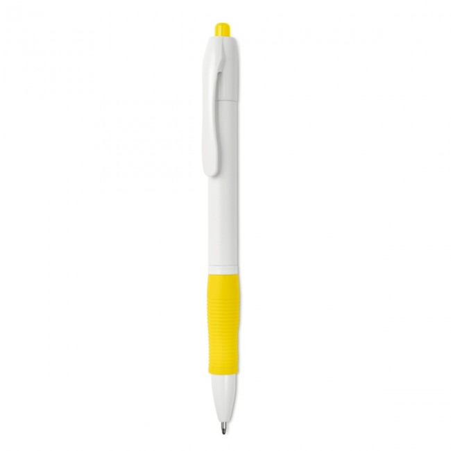 Promotional Ball pen with rubber grip - Image 1