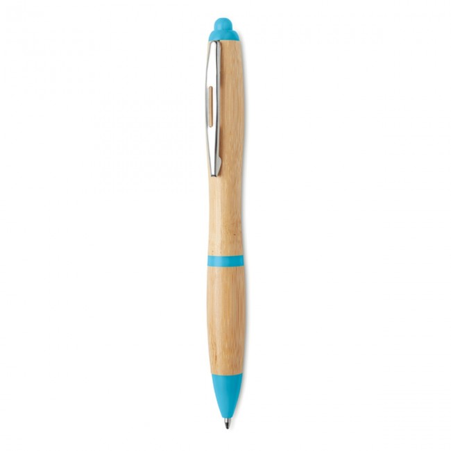 Promotional Ballpen In ABS & Bamboo - Image 1