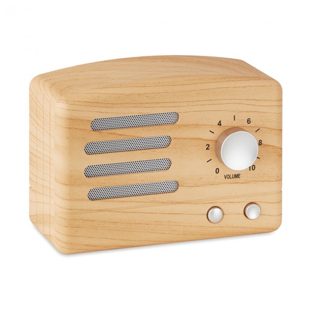 Promotional Wooden look Bluetooth Speaker - Image 1