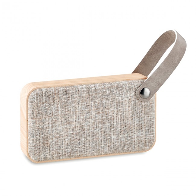 Promotional Bluetooth speaker w MDF fabri - Image 1