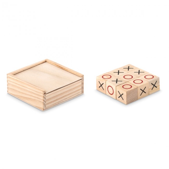 Promotional Wooden Tic Tac Toe - Image 3