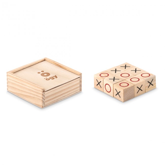 Promotional Wooden Tic Tac Toe - Image 2