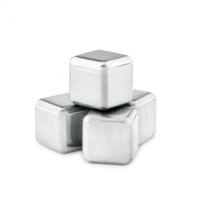 Promotional Set Of 4 SS Ice Cubes In Pouch - Image 3