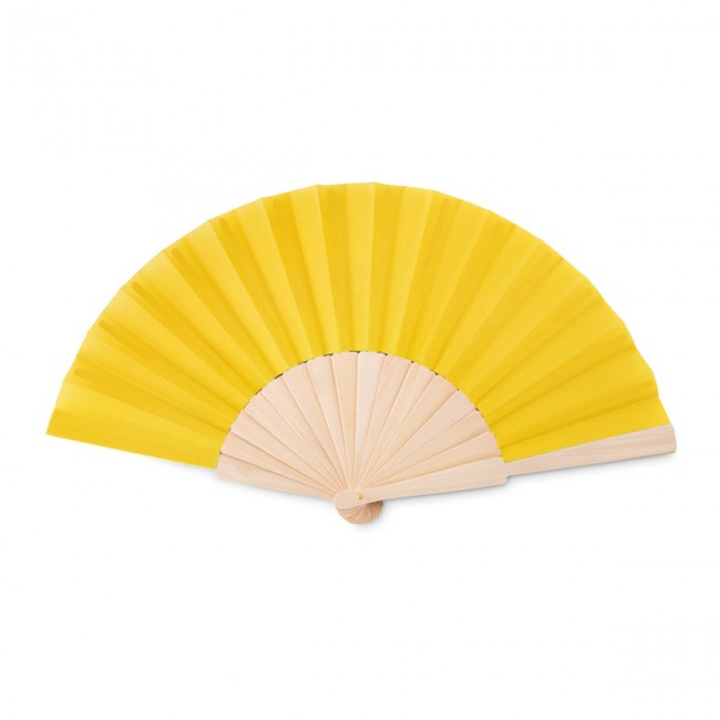 Promotional Manual Hand Fan Wood - Image 3