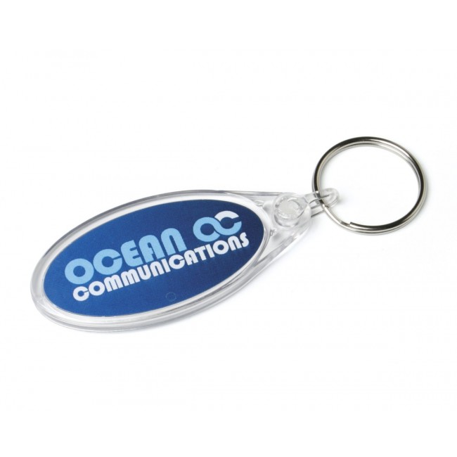 Promotional Acrylic Xtra Keyfob 50x82mm