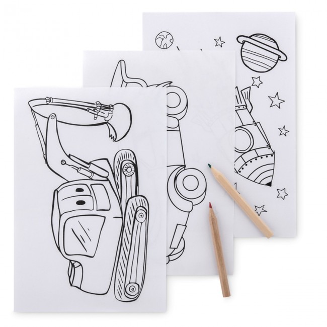 Promotional Colouring Set With 6 Pencils - Image 2