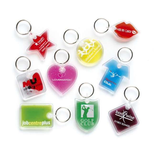 Promotional Aqua KeyFobs