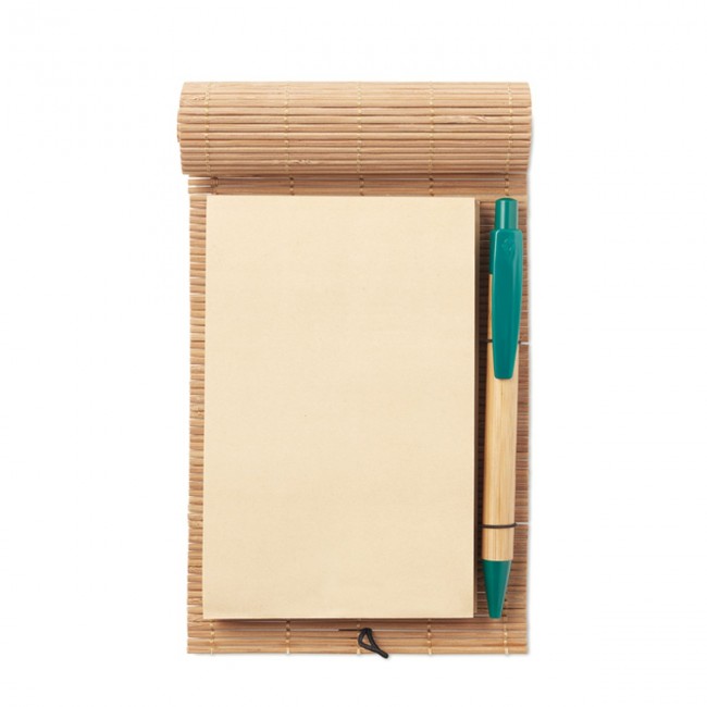 Promotional Bamboo 80 sheet notebook & pe - Image 4