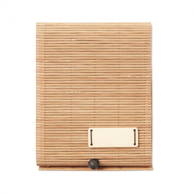 Promotional Bamboo 80 sheet notebook & pe - Image 2