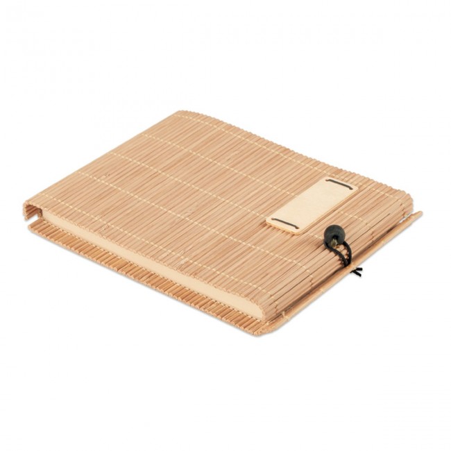 Promotional Bamboo 80 sheet notebook & pe - Image 1