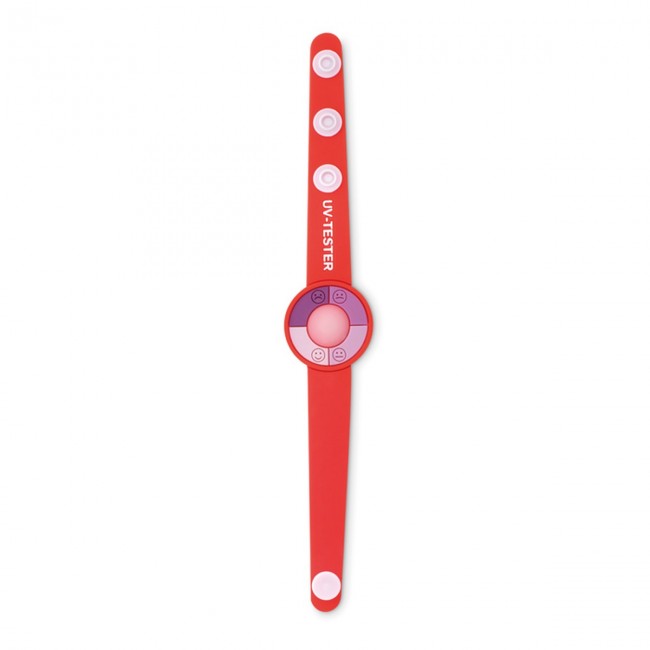 Promotional UV sensor watch in PVC - Image 1