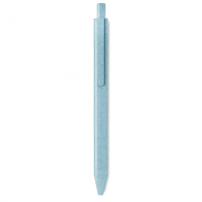 Promotional Wheat Straw/ABS Push Type Pen - Image 3