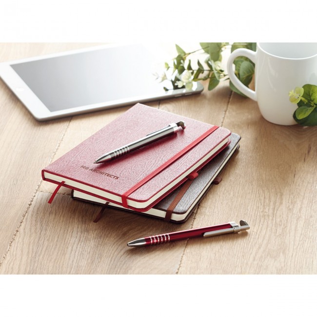 Promotional A5 notebook in PU with penloo - Image 10