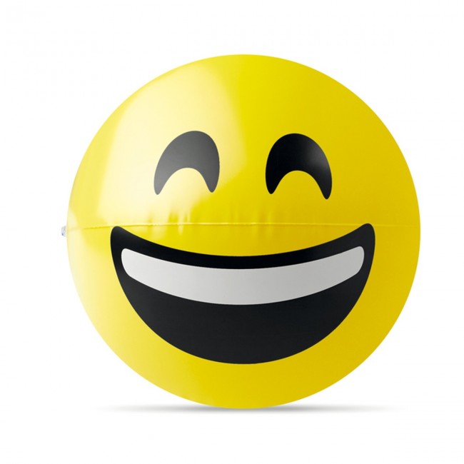 Promotional Beach ball with laugh emotico - Image 1