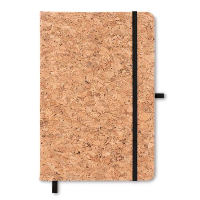 Promotional A5 Cork Notebook 96 Lined - Image 1