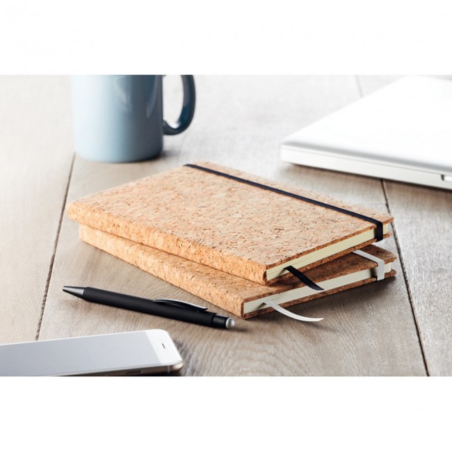 Promotional A5 Cork Notebook 96 Lined - Image 2