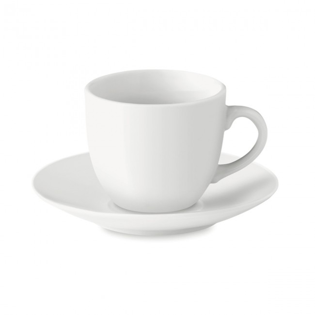 Promotional Espresso Cup & Saucer 80ml - Image 2