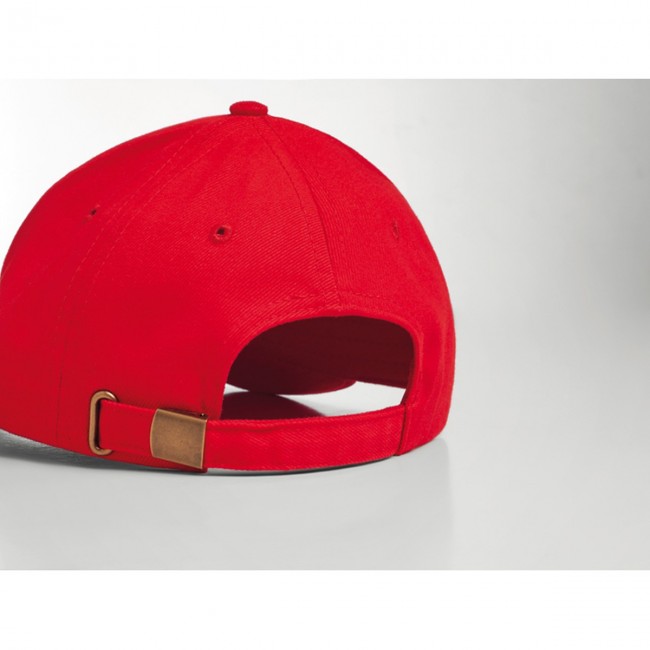 Promotional Brushed Heavy Cotton Cap 6 Panel - Image 5