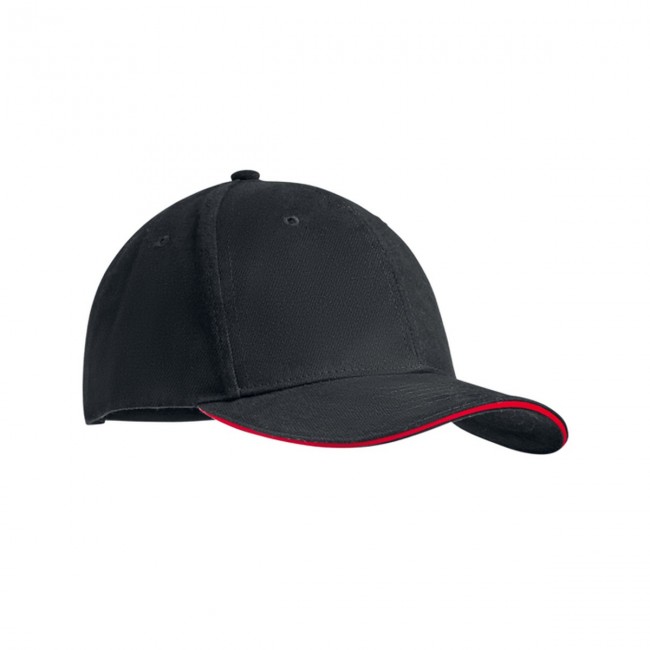 Promotional Brushed Heavy Cotton Cap 6 Panel - Image 1