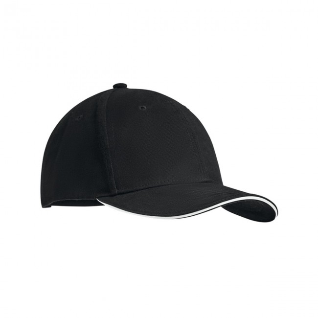 Promotional Brushed Heavy Cotton Cap 6 Panel - Image 3