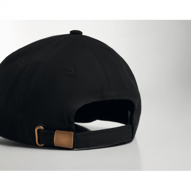 Promotional Brushed Heavy Cotton Cap 6 Panel - Image 4