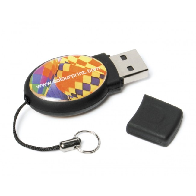 Promotional Epoxy Oval USB FlashDrive