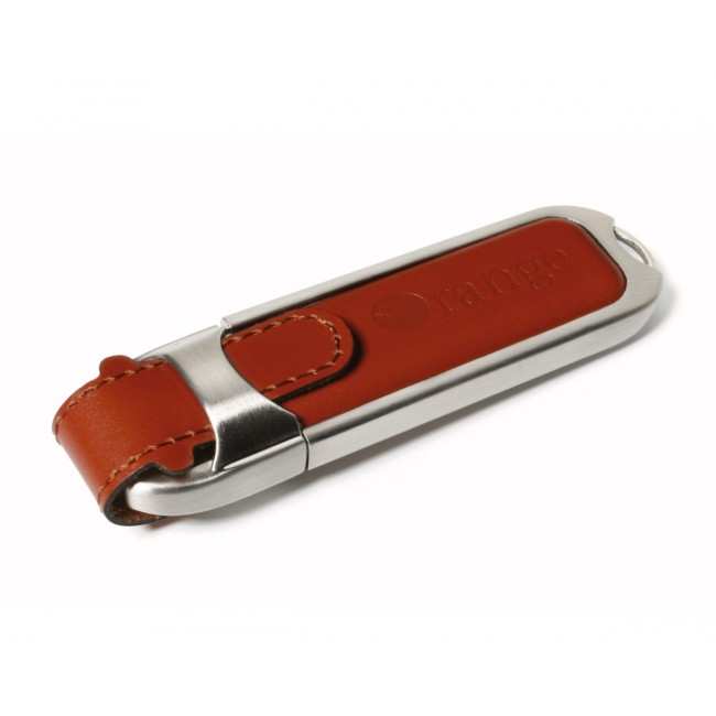 Promotional Leather 2 USB FlashDrive