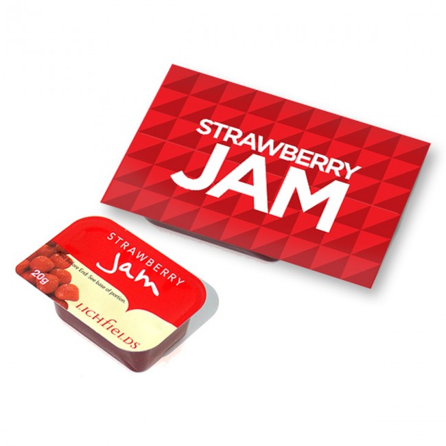 Promotional Strawberry Jam Tasty Topper