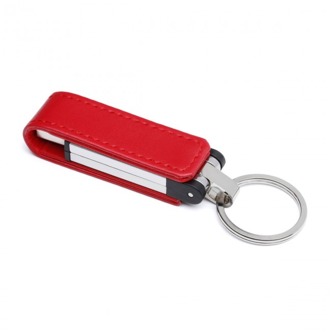 Promotional Leather Flip USB FlashDrive