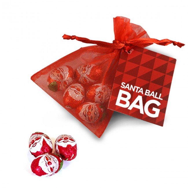 Promotional Santa Organza Bag